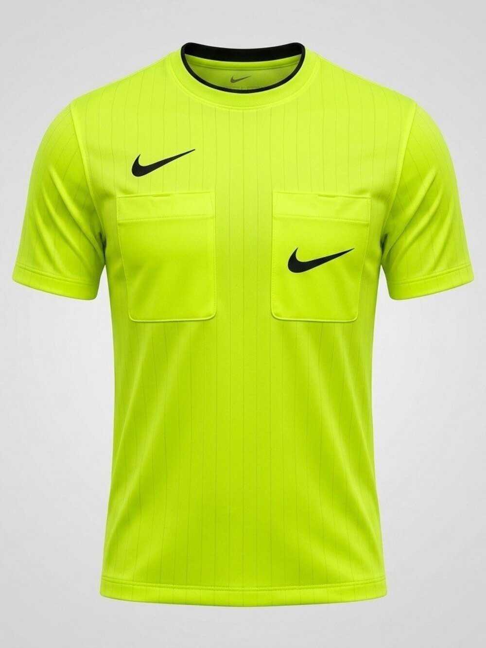 Nike Dri-FIT Neon Yellow Soccer Referee Shirt Mens M NWT